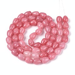 Perles de verre craquelé cuites au four&nbsp;DGLA-N019-03A-03