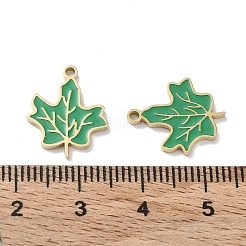 Placcatura ionica (ip) ciondoli in acciaio inossidabile smaltato 304&nbsp;LS-STAS-P339-15G-01
