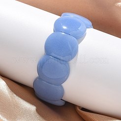 Bracciali elastici con perline lavorate a lume fatti a mano per uomo e donna&nbsp;BJEW-G738-01B-11