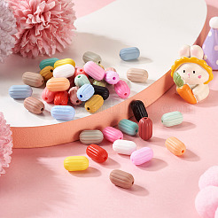 42 perline focali ovali in silicone di 21 colori&nbsp;SIL-TA0001-69