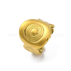 Anelli ovali aperti in acciaio inossidabile 304 per donna&nbsp;RJEW-M019-08G