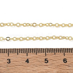 Colliers à chaîne en laiton de 2.2 mm pour femmes&nbsp;KK-CBA2293-03G