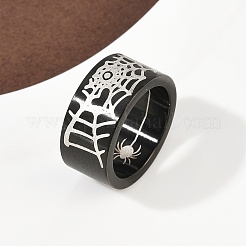 Fingerringe aus Edelstahl 304&nbsp;RJEW-A074-02EB