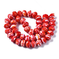 Chapelets de perles vernissées manuelles&nbsp;LAMP-T007-12C