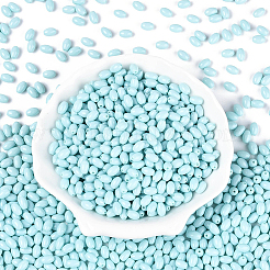 500 Stück Backfarbe Glas Saatperlen Perlen&nbsp;SEED-PA0001-05D