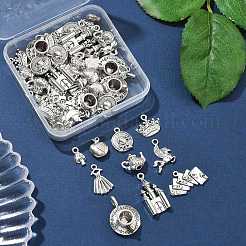 20 pz 10 stili pendenti in lega di stile tibetano&nbsp;TIBEP-FP0001-16