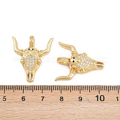 Ottone micro spianare pendenti zirconi&nbsp;KK-B157-09G