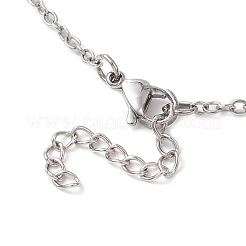 Colliers pendentifs en alliage de pomme rouge pour la fête des mères&nbsp;NJEW-TA00185