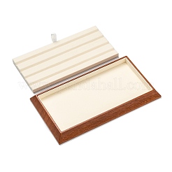 Rechteck Holz Präsentation Schmuck Diamant Display Tablett&nbsp;ODIS-P008-14A