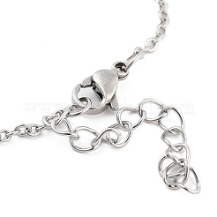 Bracelets à maillons en acier inoxydable anti-ternissement pour femmes et hommes&nbsp;LS-STAS-Z061-01P-08