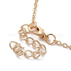 Halskette mit Strass-Händen und Herzanhänger&nbsp;LS-NJEW-A017-02G