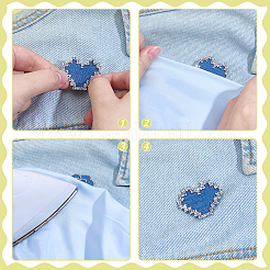 10 Stück Hotfix-Glas-Strass&nbsp;DIY-WR0004-87B
