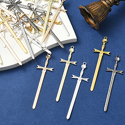 40 pièces 5 couleurs alliage gros pendentifs&nbsp;FIND-SC0018-10B