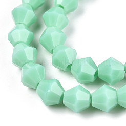 Opake einfarbige Nachahmung Jade Glasperlen Stränge&nbsp;X-EGLA-A039-P6mm-D20