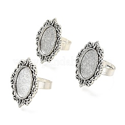 Geben Sie Ihre Kreationen eine einzigartige Designer-Look mit diesen modernen und charmanten Eisen hängender Cabochon Fassungen&nbsp;X-PALLOY-Q300-09AS-NR