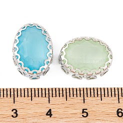 Ovaler Strass zum Aufnähen&nbsp;GLAA-K069-05A-S