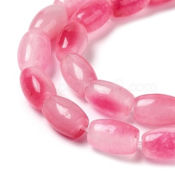 Naturales teñidos abalorios de jade blanco hebras&nbsp;G-M402-A01-05