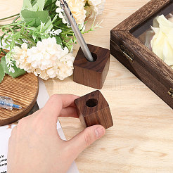 2 porte-stylo en bois de noyer noir de 2 styles&nbsp;AJEW-GO0001-49