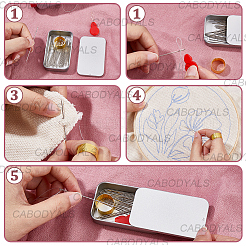 Kits d'aiguilles à tricoter en acier inoxydable 304&nbsp;DIY-CY0004-15
