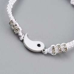 Bracelets réglables de perles tressées avec cordon en nylon&nbsp;EJEW-H118-02P