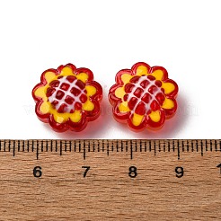 Perle di vetro smaltato&nbsp;GLAA-C038-02F