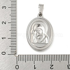 Pendentifs en acier inoxydable 304 anti-ternissement&nbsp;STAS-B071-02A-14P