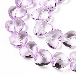 Brins de perles de verre transparentes&nbsp;GLAA-T023-13G