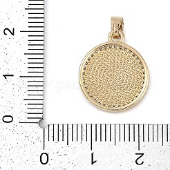 Ottone micro spianare pendenti zirconi&nbsp;KK-Q005-05G