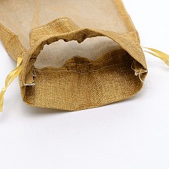 Sackleinen-Verpackungsbeutel mit Kordelzug&nbsp;ABAG-TAC0006-01A