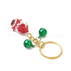 Llaveros de vidrio de Papá Noel&nbsp;KEYC-MZ00054