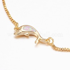 Verstellbare Messing-Bolo-Armbänder&nbsp;BJEW-K204-01-G