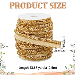 1 paquet de cordon torsadé en polyester pour bordures&nbsp;SRIB-WR0001-10C