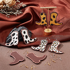 DIY-Set zum Herstellen von baumelnden Stiefelohrringen&nbsp;DIY-OC0009-74