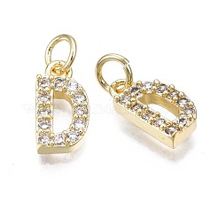 Messing micro pave klar zirkonia charme&nbsp;KK-N241-001-NR