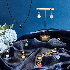 6 ensemble de pendentifs décoratifs en alliage émaillé de 6 couleurs&nbsp;HJEW-PH0001-66