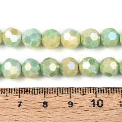 Anlaufschutz-Glasperlenstränge mit galvanischer Beschichtung&nbsp;EGLA-T021-8mm-15-12