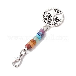 Décorations pendentif arbre de vie en alliage&nbsp;HJEW-JM02062-05