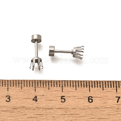 Ohrstecker-Beschläge aus Edelstahl 304&nbsp;STAS-F311-18P-01B