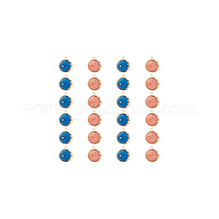60pcs 2 pendentifs en alliage de couleurs&nbsp;FIND-DC0002-84