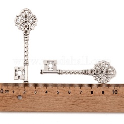 Supports clés pendentif en strass de style tibétain&nbsp;LS-TIBEB-A101291-AS-LF