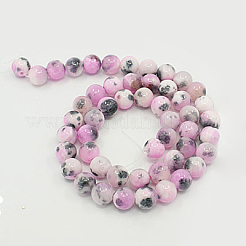 Chapelets de perles en jade persan naturel&nbsp;G-D434-6mm-13