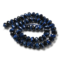Fili di perline di occhio di tigre naturale&nbsp;G-K351-B03-04