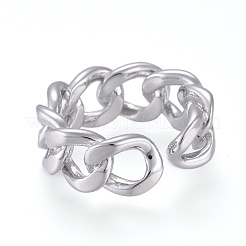 Anelli gemelli in ottone&nbsp;RJEW-K232-19P