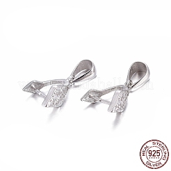 925 pendentif en argent sterling plaqué rhodium anti-ternissement&nbsp;STER-L058-029P