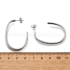 Orecchini a bottone in acciaio inossidabile 304&nbsp;EJEW-F361-22P