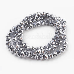 FilI di perline in vetro placcato&nbsp;GLAA-K027-FP-A02