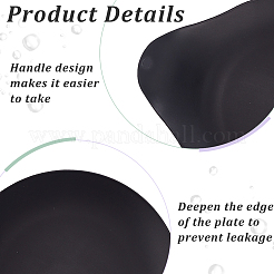 Assiette en plastique jetable&nbsp;AJEW-WH0314-612A