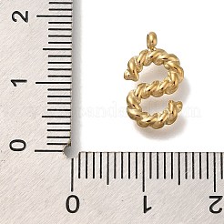 PVD-Vakuumbeschichtung 304 Edelstahlanhänger&nbsp;STAS-S148-28G-S