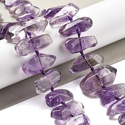 Natürlichen Amethyst Perlen Stränge&nbsp;G-C179-D01-02