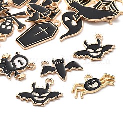 20pcs 10 Arten Halloween-Legierungs-Emaille-Anhänger&nbsp;ENAM-FP0002-91
